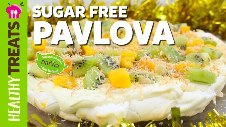 Pavlova! Sugar Free, Gluten Free, LCHF Tropical Christmas Pavlova Recipe