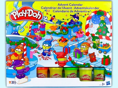 Play-Doh Advent Calendar for Kids and Babies, Christmas Play Dough Surprise Toys, New Year 2017