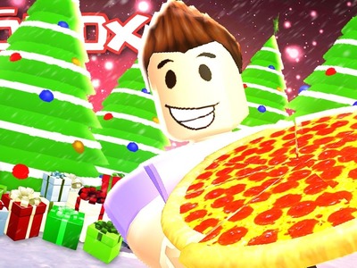 Roblox Adventures. Work at a Pizza Place. Christmas Edition!