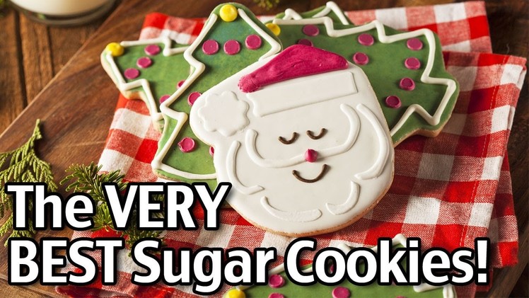 The BEST Homemade Christmas Sugar Cookies!