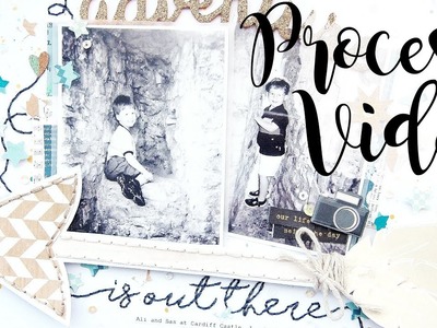 Adventure is Out There! | Scrapbook Process Video