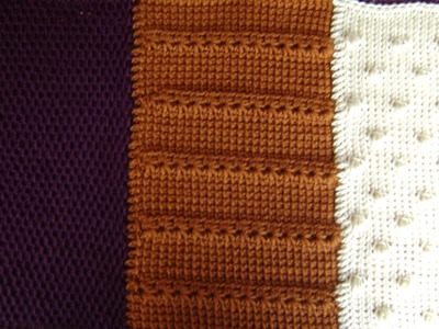 Afghan Tunisian Crochet - Adding Panels