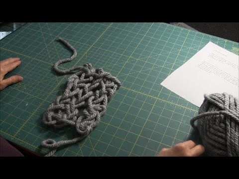 Arm Knitting (Part 3) - How to Bind Off