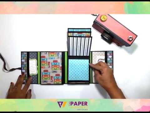 Camera Album DIY Tutorial - by The Paper Wonderz, Laxmi Pillai