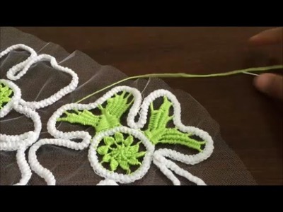 Crochet Pattern - Romanian point lace  - filling stitch