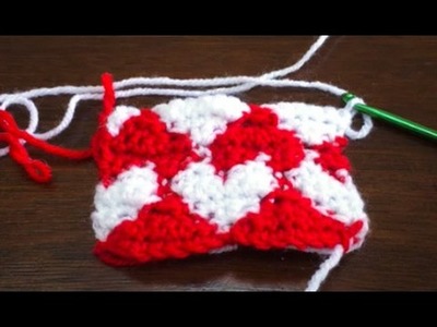 Crochet Pattern - Valentine's heart crochet stitch top