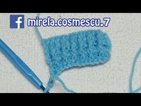CROSETAT - Model elastic crosetat (Crochet Elastic band)