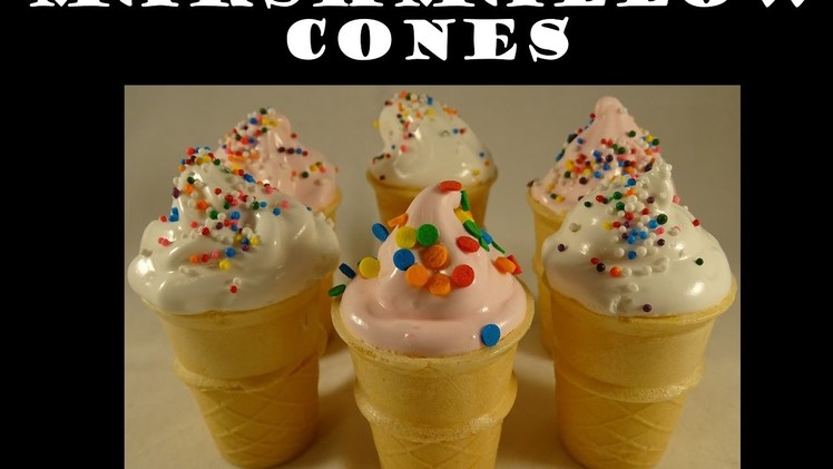 DIY Marshmallow Filled Cones - with yoyomax12