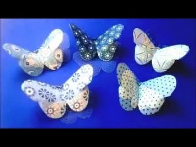 DIY - Paper Butterfly making Home Decoration