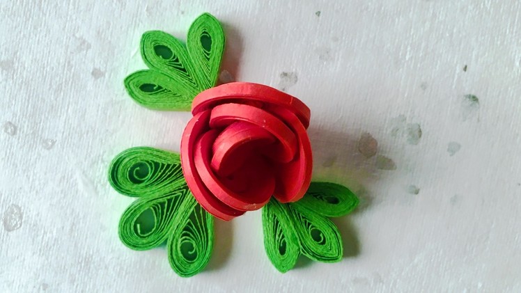 DIY Paper Rose | How To Make An Easy Paper Rose | Valentine's Day Crafts
