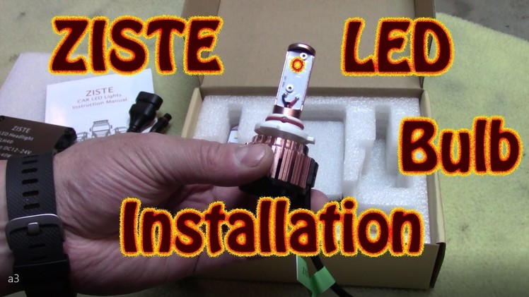 DIY Ziste 4K LED Light Bulb Headlight Bulb Installation  98 Chevy K1500 Headlight Bulb Replacement