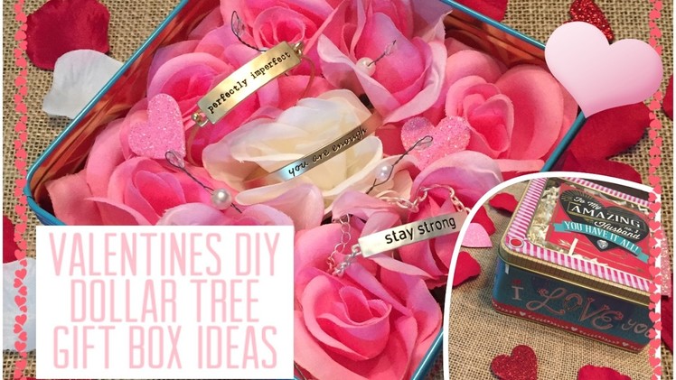 Dollar Tree DIY: Valentines Gift Box Ideas