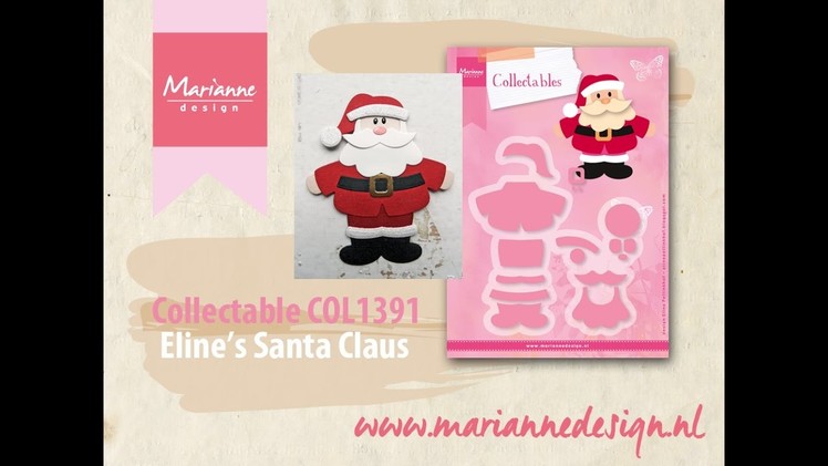 Eline's Santa Claus Collectable COL1391 | Marianne Design