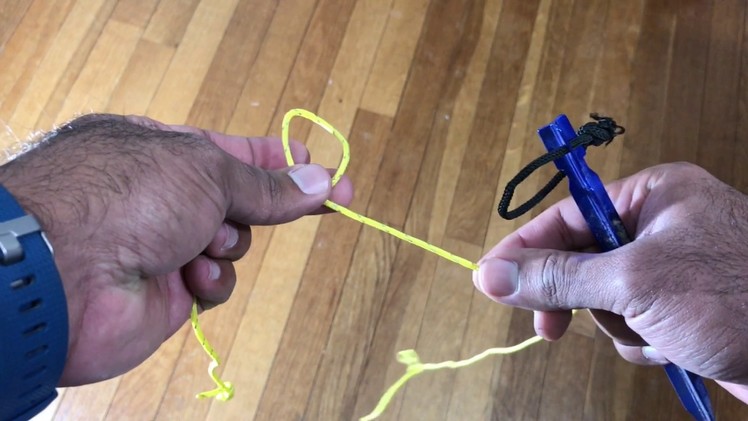 Hammock camping knot tying: How to tie a clove hitch for your tent or tarp stakes
