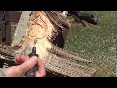 How to Carve a Wood Spirit out of a Pine Knot