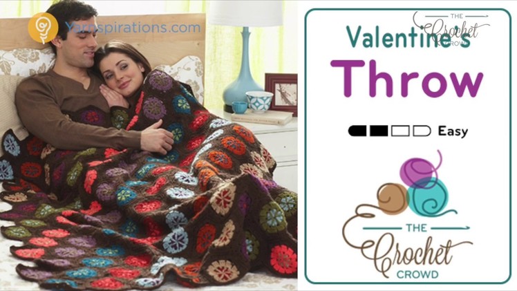 How To Crochet A Blanket: Valentine Throw