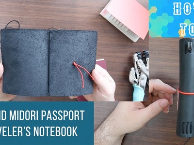 How To Expand Passport Midori Traveler's Notebook With More Elastics + + + INKIE BEARD