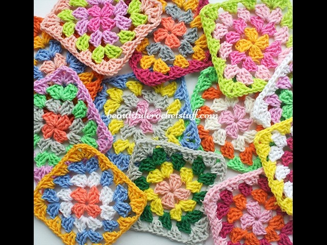 How To Join Granny Squares (Granny Square Cardigan)