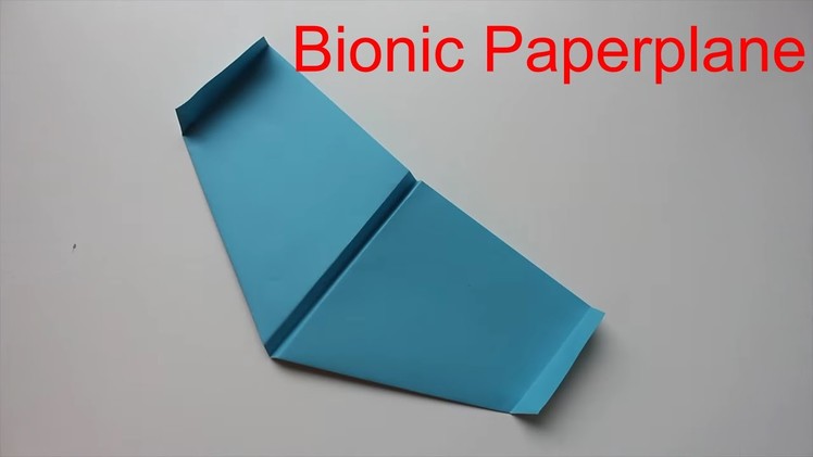 How To Make A Bionic PaperPlane That Flies Like A Bird