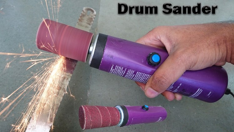 How to Make a Drum Sander at home