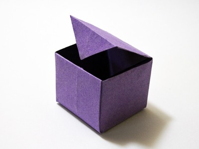 How to make a Paper BOX That Opens and Closes