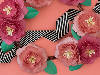 How to Make a Paper Flower Camellia