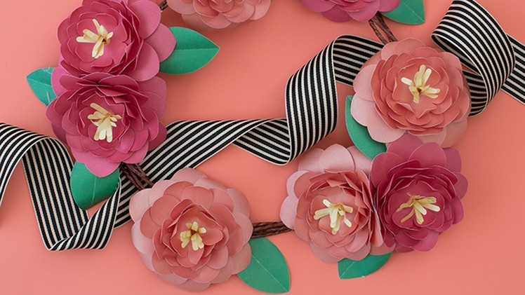 How to Make a Paper Flower Camellia