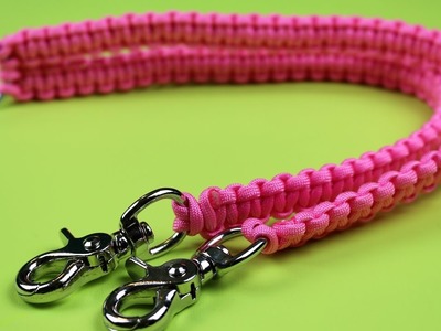 How to make a paracord Dual dog leash splitter tutorial