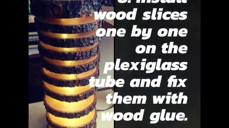 How to Make a Spectacular Floor Lamp with Logs
