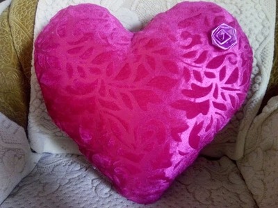 How to make heart cushion at home