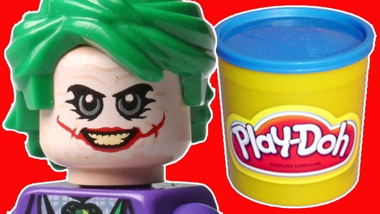 How to Make Lego Joker from Play Doh! The Lego Batman Movie Play-Doh Craft Videos | 