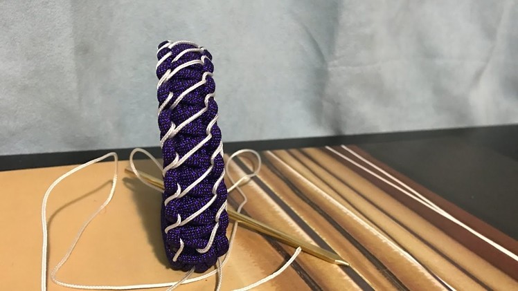 How to make "Lighting Blot Stitch" Paracord Bracelet