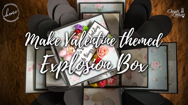 How to make love themed Explosion. Exploding box for Valentine's Day [Start to Finish DIY tutorial]