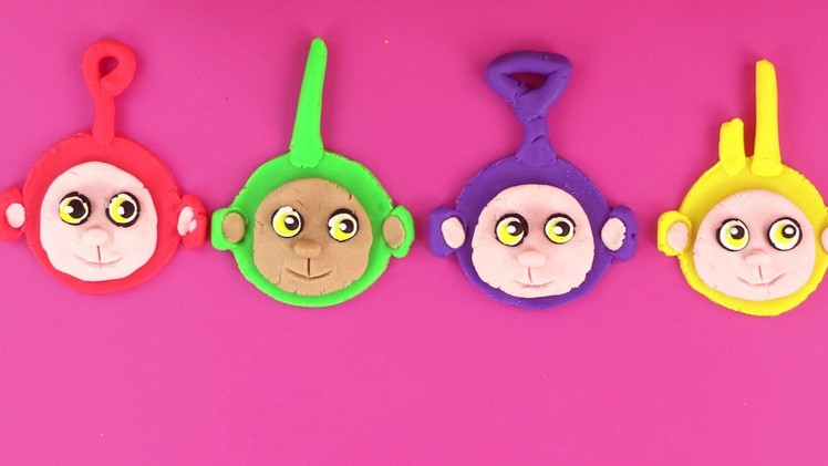How To Make Teletubbies Faces From Play Doh - Tinky Winky, Dipsy, Laa-Laa and Po | 