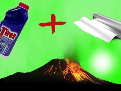 HOW TO MAKE VOLCANO BY YOURSELF