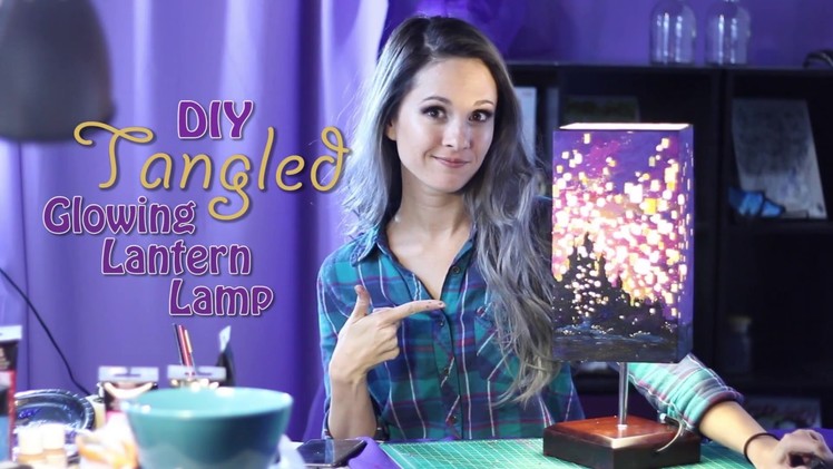 HOW-TO'S-DAY: DIY Tangled Lamp