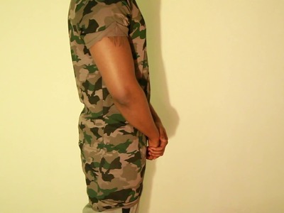 How to Sew a Army LONGSHIRT MESSHATV Mens Shirt or women