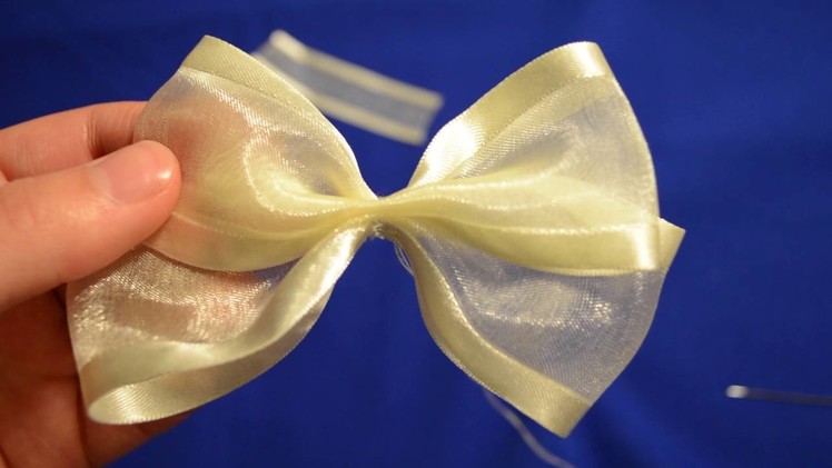 How to Sew Perfect Ribbon Organza Bows
