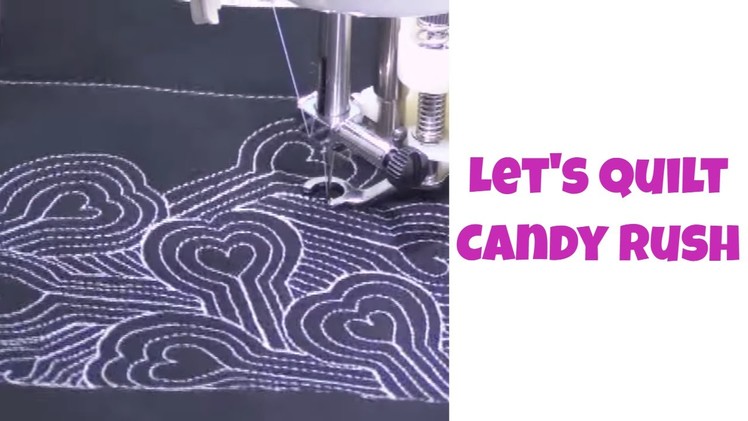 Learn how to Quilt Candy Rush - Fun, Fast Quilting Tutorial with Leah Day