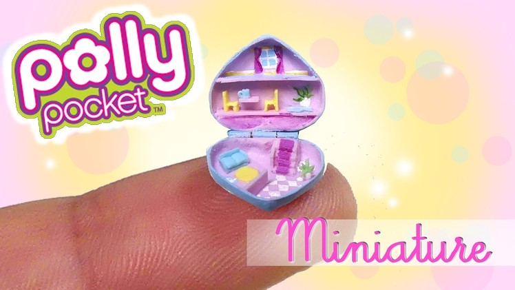 Miniature Polly Pocket Tutorial. DIY Miniature Dollhouse