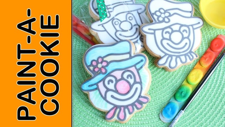 Paint-A-Cookie step-by-step tutorial how to PYO cookies - Edible & disposable paints