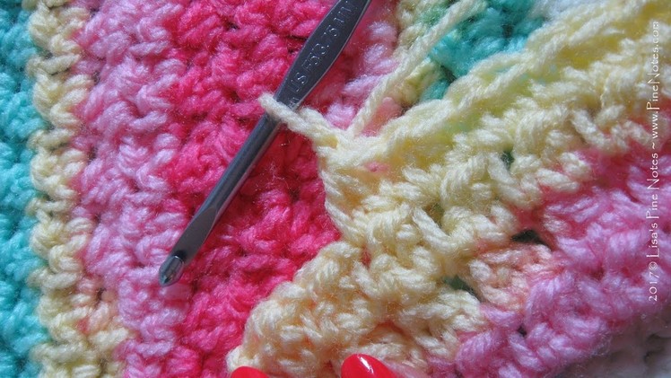 Pine Notes~ Beginner Crochet~ esc2tog (Extended Single Crochet 2 Stitches Together)
