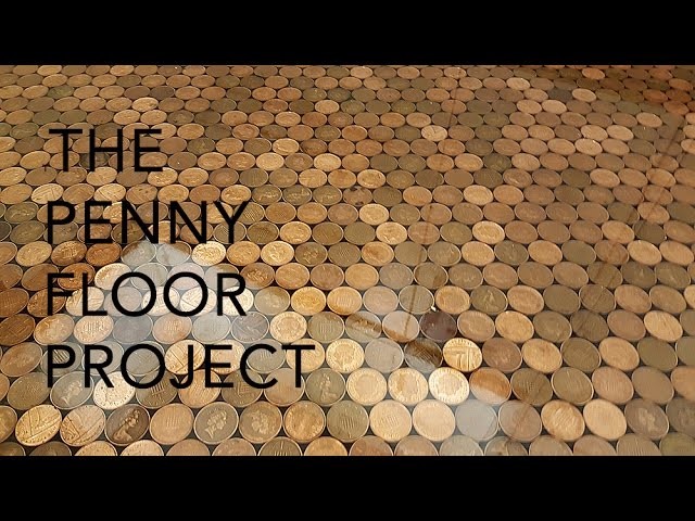 The UK Penny Floor Project | How we took 27,000 1p coins and created a penny floor