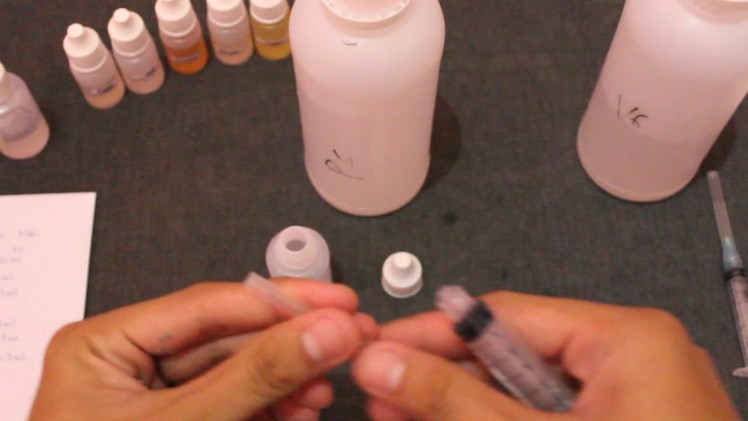 Tutorial cara membuat E-liquid untuk vape | DIY e-liquid