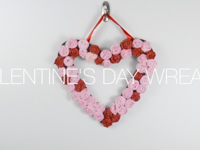 Watch Me Craft | Valentine's Day Wreath