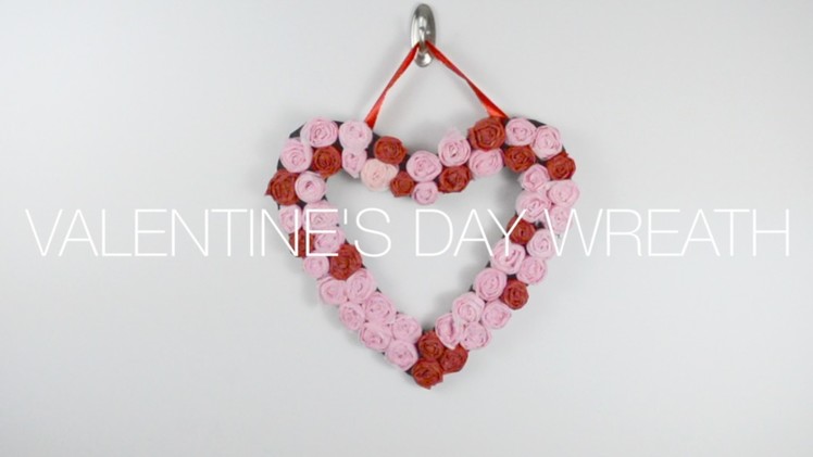 Watch Me Craft | Valentine's Day Wreath