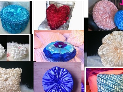 30 designed cushions you can make yourself. with video links.DIY cushions