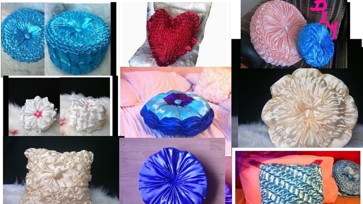 30 designed cushions you can make yourself. with video links.DIY cushions