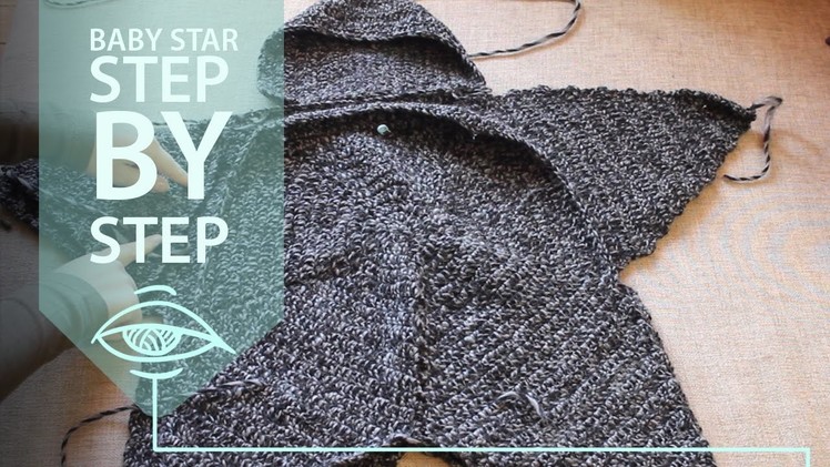 Baby bunting star - step by step | finishing touches
