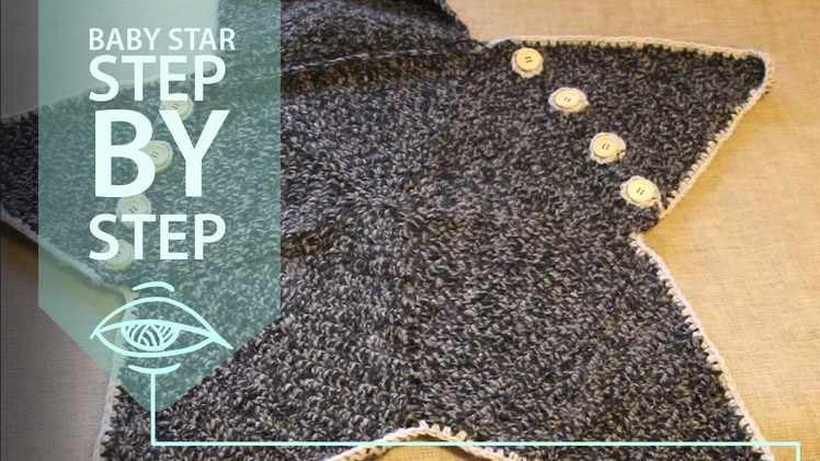 Baby bunting star step by step | crocheting it all together